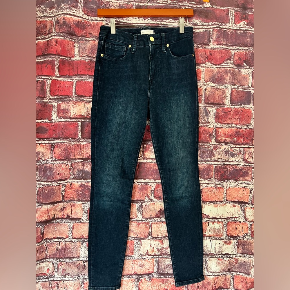 Good American Good Legs High-Rise Skinny Jeans in Indigo
